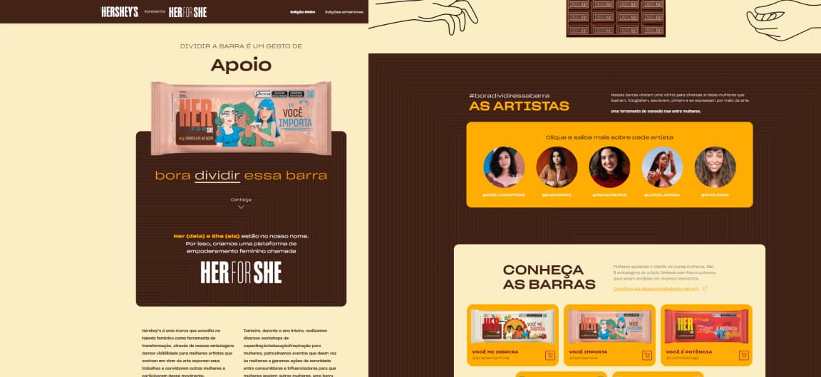Site Hersheys - HerForShe